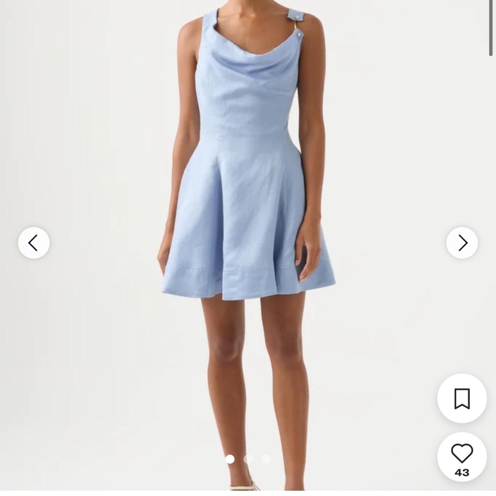 Aje Light Blue Women's Dress